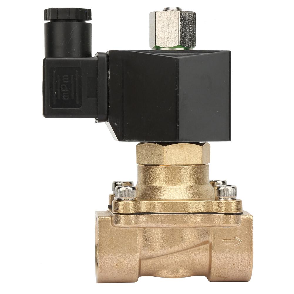 Flüssigkeitsregler G3 4 Elektrisches Magnetventil DN20 Schließer Messing Elektromagnetisches Ventil(DC 24V)