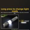Strong Light Aluminum Zinc Zinc Alloy Flashlight USB Rechargeable LED Pocket Flashlights  Emergency Use