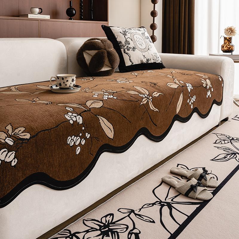 Special-Shaped Sofa Cushion, Universal In All Seasons, New Sofa Seat Cushion, Light Luxury, Advanced Sense, Non-Slip Irregular Sofa Cover Towel