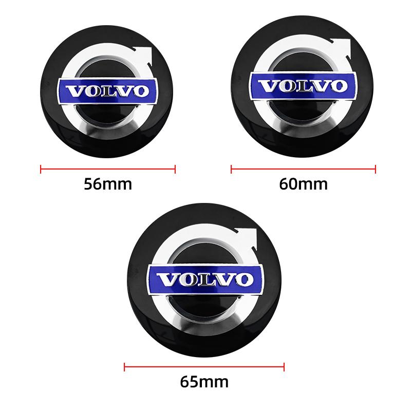 56mm 60mm 65mm Car Wheel Center Emblem Hub Caps Sticker For Volvo XC90 V90 V60 XC60 V40 S80 S60 S90 C40 XC40 V70 XC70 C70 EX90