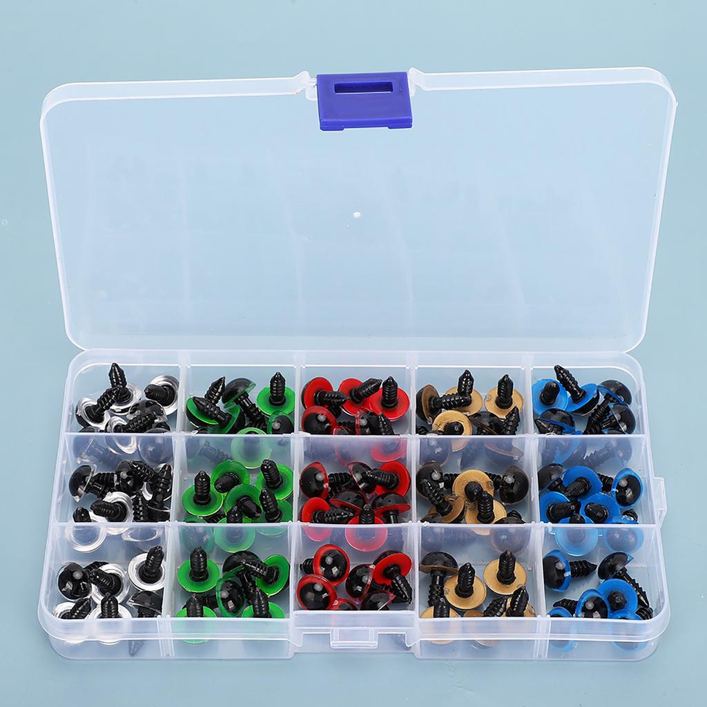 Doll Eyes Plastic Craft Color DIY Children Teddy Bear Plush Animal Toy Accessories100 x 12mm 15