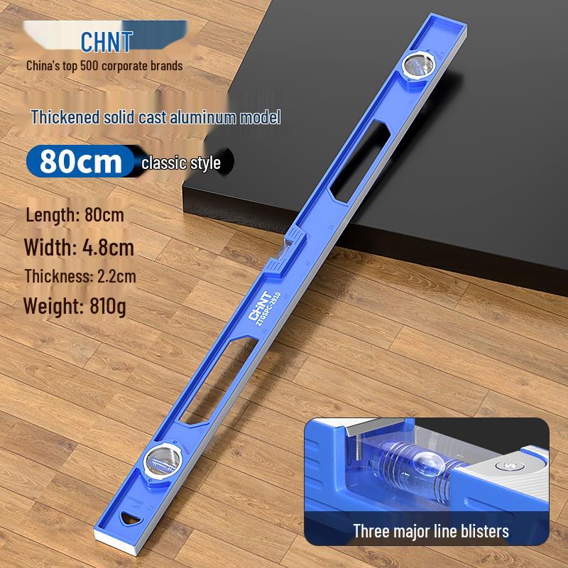 Zhengtai Solid Aluminum Spirit Level with Strong Magnet and Drop-proof Design – High Precision Balance Meter