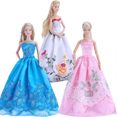 Exquisite Doll Princess Dress Cute Various Styles Embroidered Wedding Dress Party Tuxedo Toy