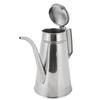 304 Stainless Steel Oil Pot Container with Lid Long Spout Leakproof Soy Sauce Vinegar Dispenser Oil
