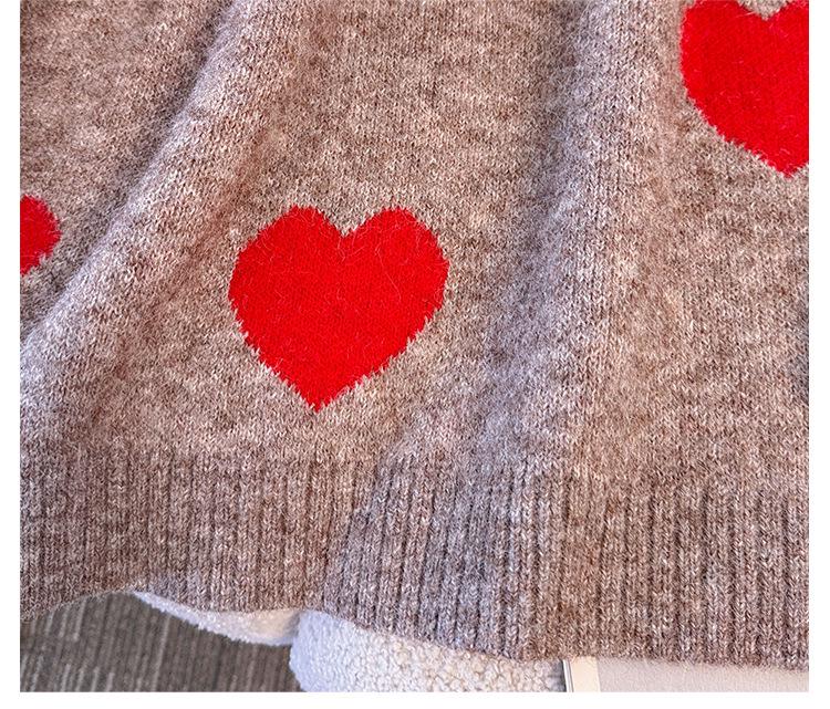 Plus Size Women's Winter Knit Sweater & Skirt Set - Slimming Fashion for 130-300 Jin