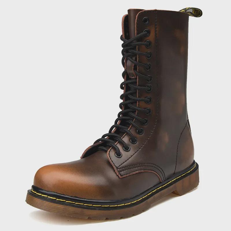Trendy Summer 2022 Outdoor Lace-Up Leather Boots for Couples
