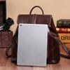 Women's Fashion Trend Leather Backpack Leisure Travel Oil Wax Soft Leather Small Backpack