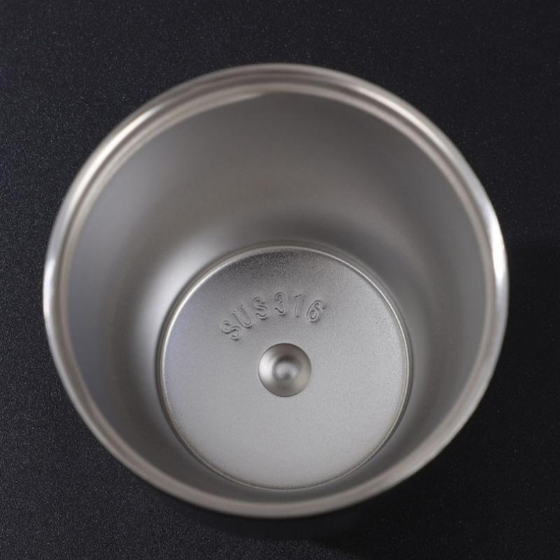 260/450ml 316 Stainless Steel Coffee Cup Travel Portable Mini Insulated Mug for Men and Women High-Quality Gift Water Bottle