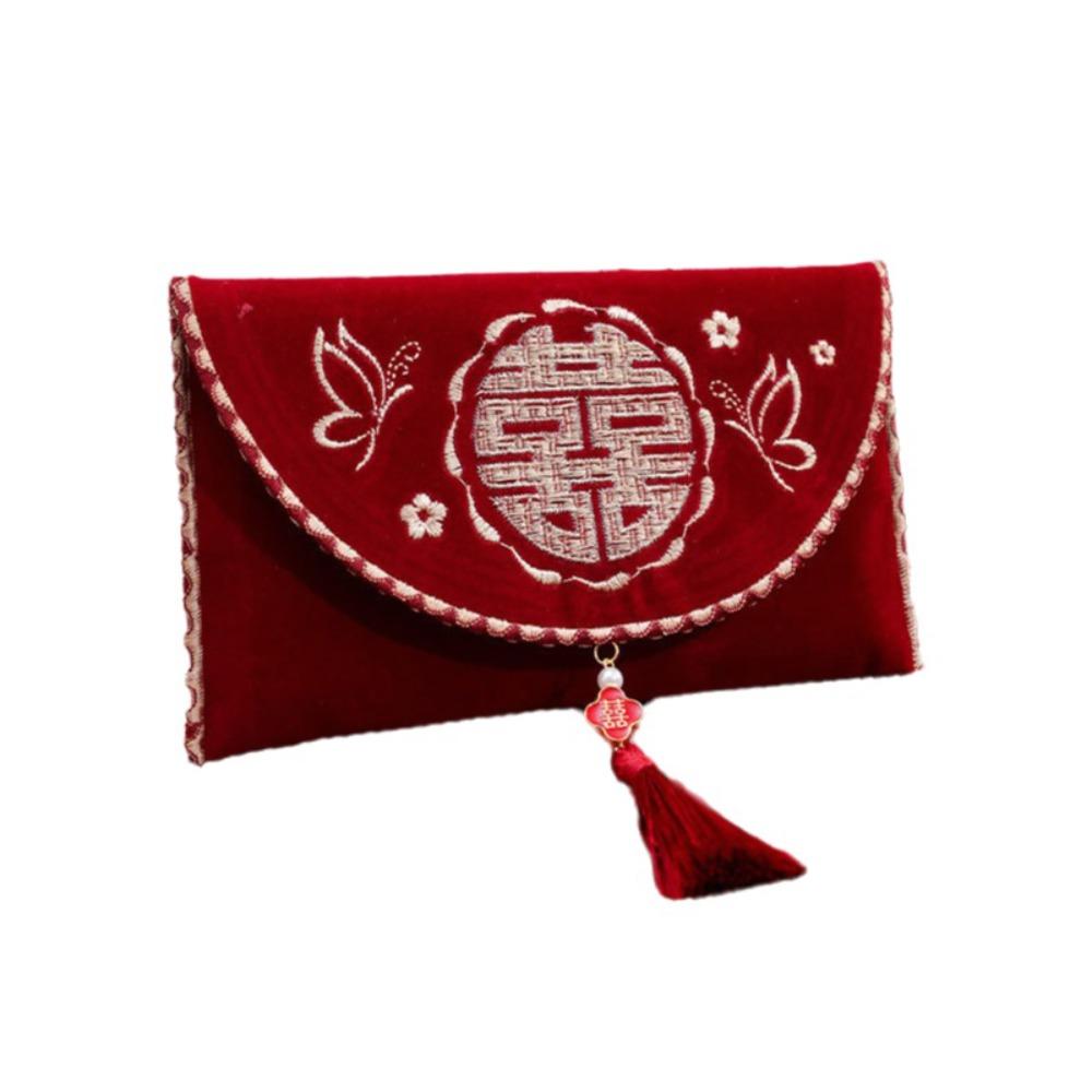Luxury Big Red Envelope Traditional Ten Thousand Yuan Red Envelope  Gift Giving