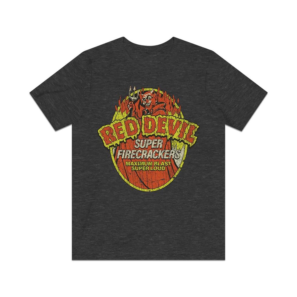 Red Devil Super Firecrackers 1948 Vintage Men s T shirt 4XL