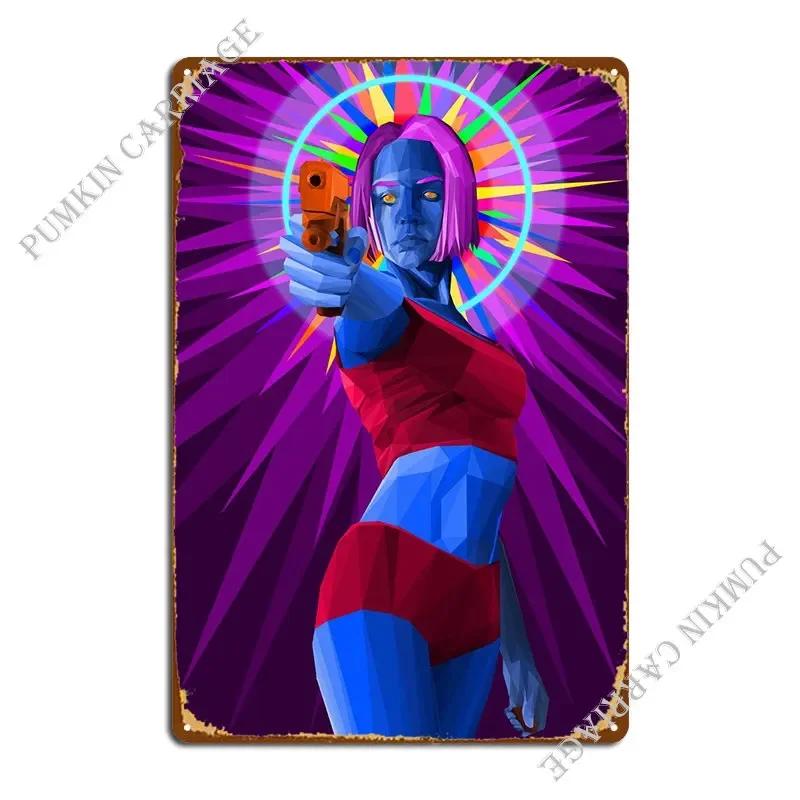 Femme Fatal Metal Plaque Poster Rusty Designing Wall Pub Home Printing Tin Sign Poster 20x30cm（7.8x11.8inch）