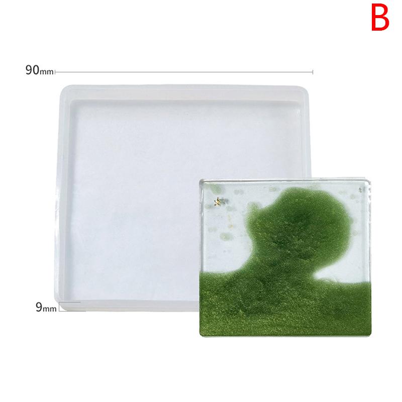 DIY Epoxy Mould Round Coaster and Coaster Storage Box Silicone Mould