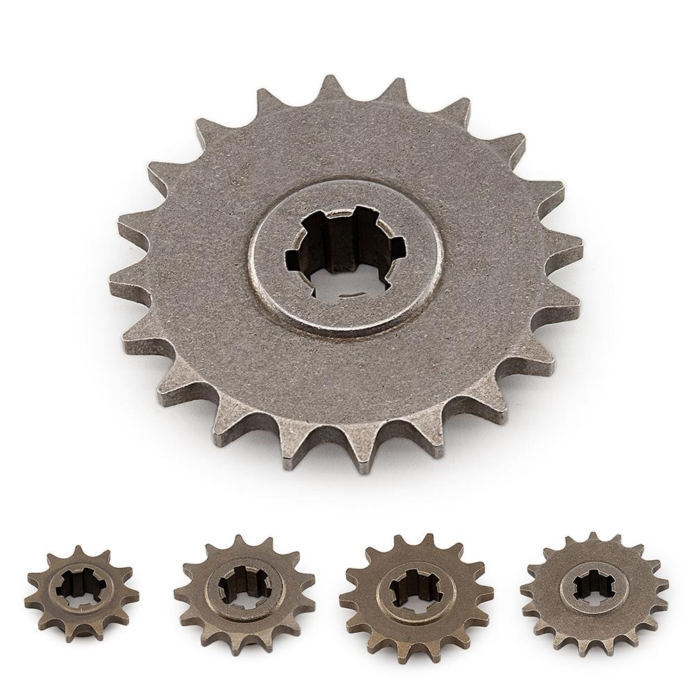 Mini Moto Front Sprocket Gear Metal Replacement Part  for Mini Bike ATV Go Kart Scooter