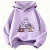 Kawaii Meme Cat Children's Hoodie Sweatshirt Cute Harajuku Hoody for Boys Girls Autumn Winter Casual Hoodies