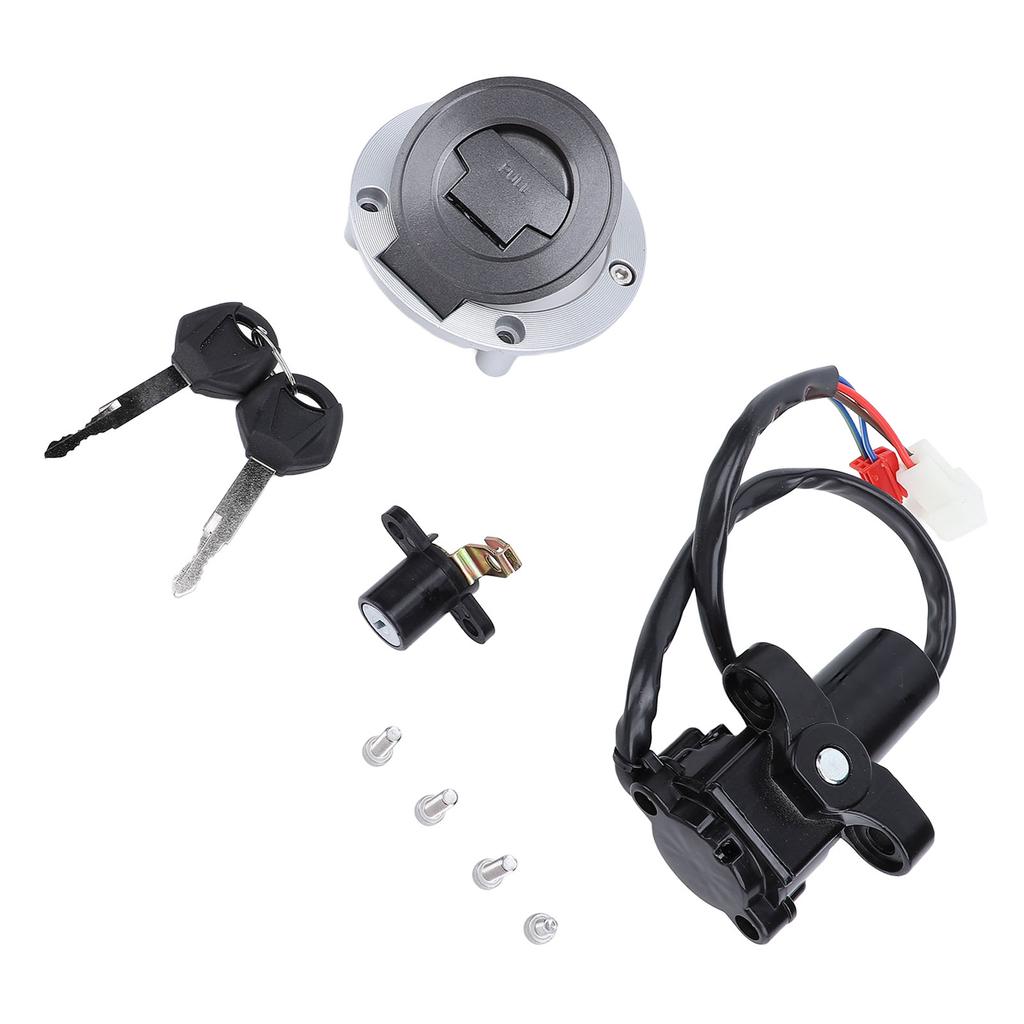Set chei de blocare a șaibe, comutator de aprindere, capac de benzină, instalare ușoară și robustă pentru MT03 YZF XJ6