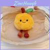 Fruit Plush Keychain With Cute Apricot Design For Backpacks And Gifts