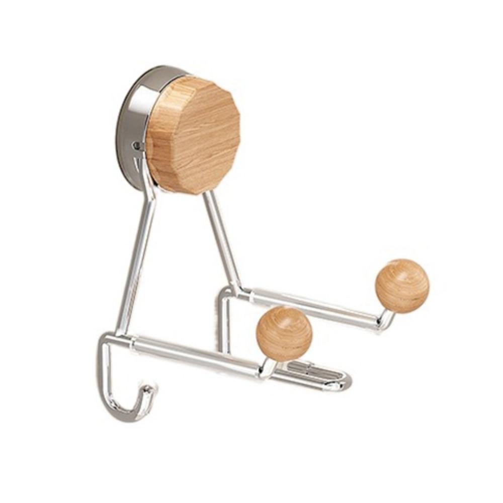 Suction Cup Style Hair Dryer Rack Space Saving Hair Dryer Holder  Bathroom Storage