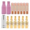Welder Ceramic Nozzles MB15 Welding Tips 1.0mm Gasless Consumables MIG Welding Torch Consumables Contact Tips