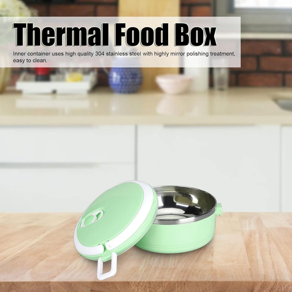 LIZEALUCKY Thermal Lunch Box - Stackable Insulated Hot Food Containers, 304 Stainless Steel