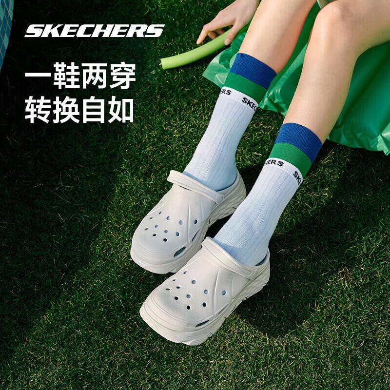 Женские амортизирующие клоги на платформе Skechers 37