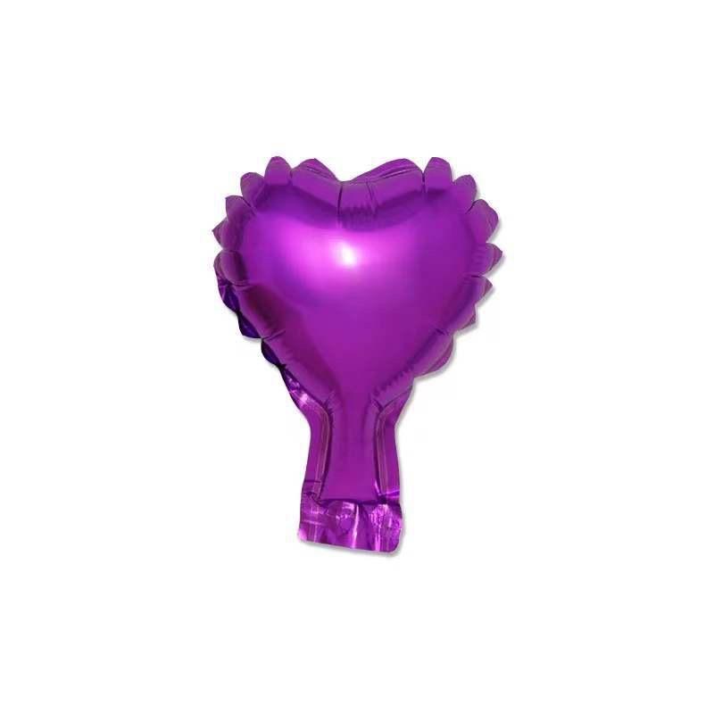 5 Inch Heart Shaped Foil Balloons 50 Pieces Durable Mylar Balloons for Party Decorations and Events