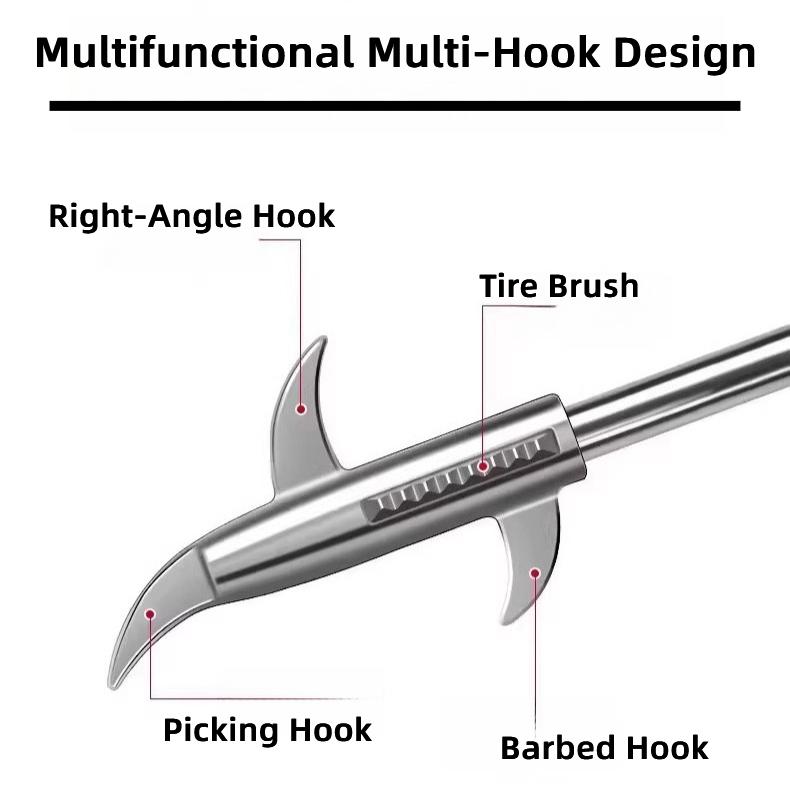 For Universal Car Multifunctional Car Tire Stone Cleaning Tool Hook Remover Models Efficient Stone Pick Extractor Gadget