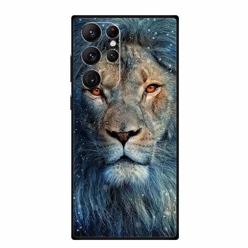 For Samsung S25 Ultra 5G Cases S25 Plus Wolf Lion Soft TPU Silicone Phone Case for Samsung Galaxy S25 5G Back Cover S25+ Painted