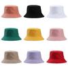 Simple Light Board Bucket Hat European and American Spring and Summer Candy Color Sunshade Small Edge Basin Hat Batch
