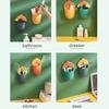 Toilet Punch-free Organizer Corn Storage Rack Bathroom Washstand Toothbrush Tube Toothpaste Storage Box Mask Storage Shelf