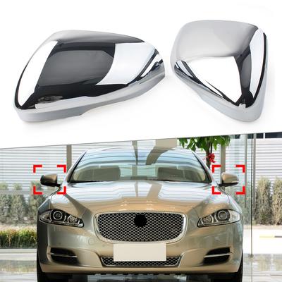 Capa de espelho retrovisor cromado para carro para Jaguar XF XFR XFR-S XJ XJR XK XKR XKR-S XE 2010 2011 2012 2013 2014 2015