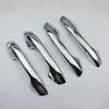 For Kia kx cross kxcross 2017 - Chrome Carbon Fiber Door Handle Cover Trim Sticker Overlays Styling Accessories