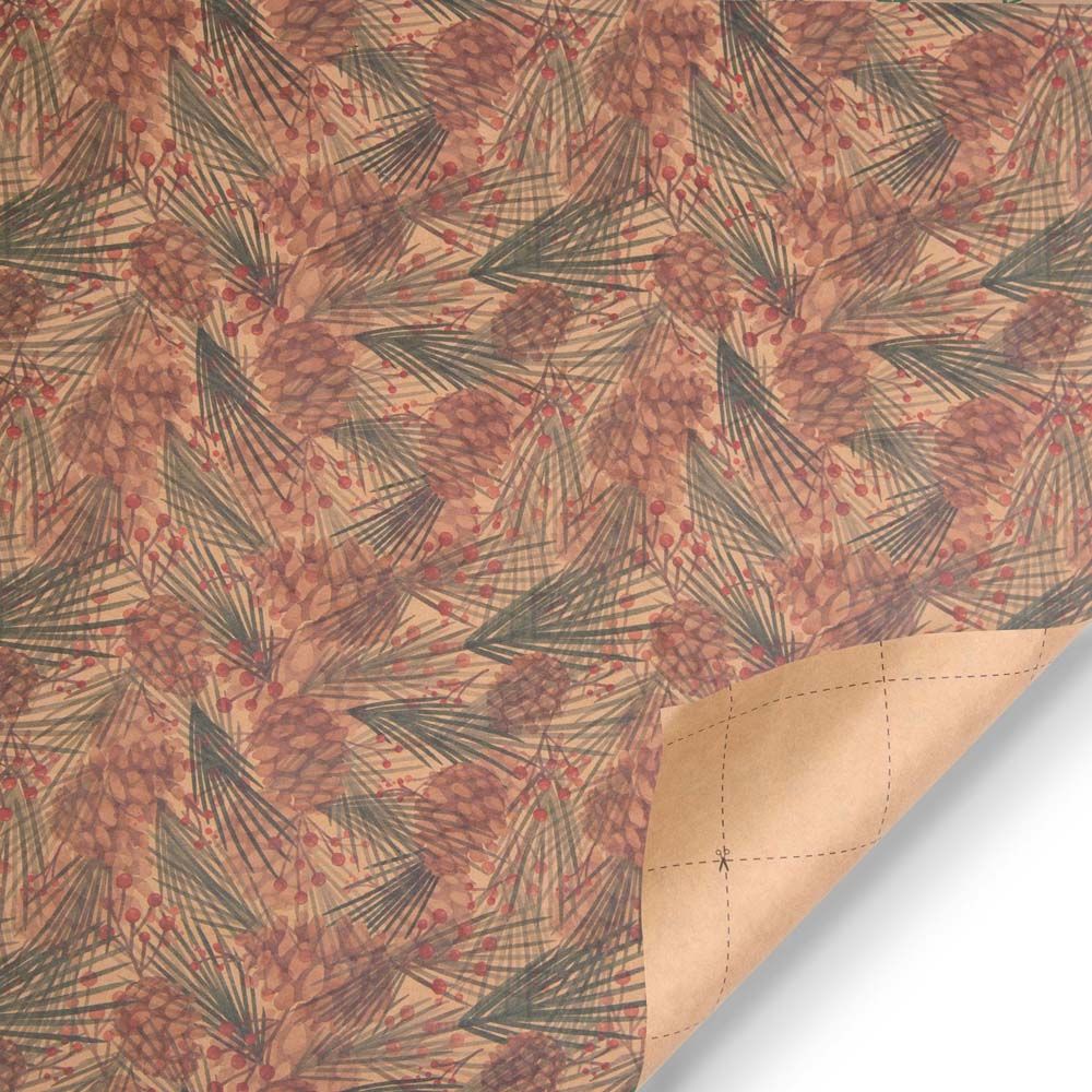 Santa Claus Kraft Paper Xmas Tree Christmas Decoration Gift Wrapping Paper Scrapbook Party Supplies