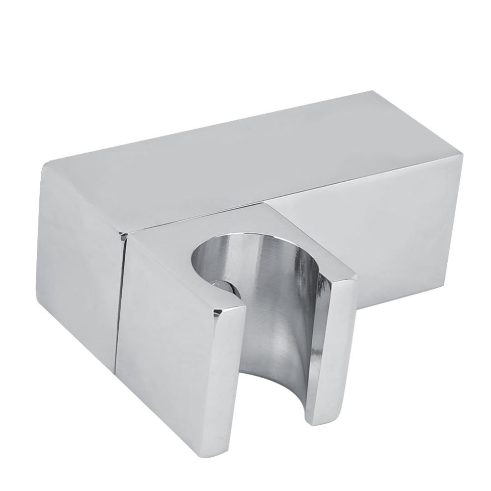 Square Shower Head Holder Wall Mount Shower Bracket Sturdy Handheld Shower Holder  Hotel Bathroom