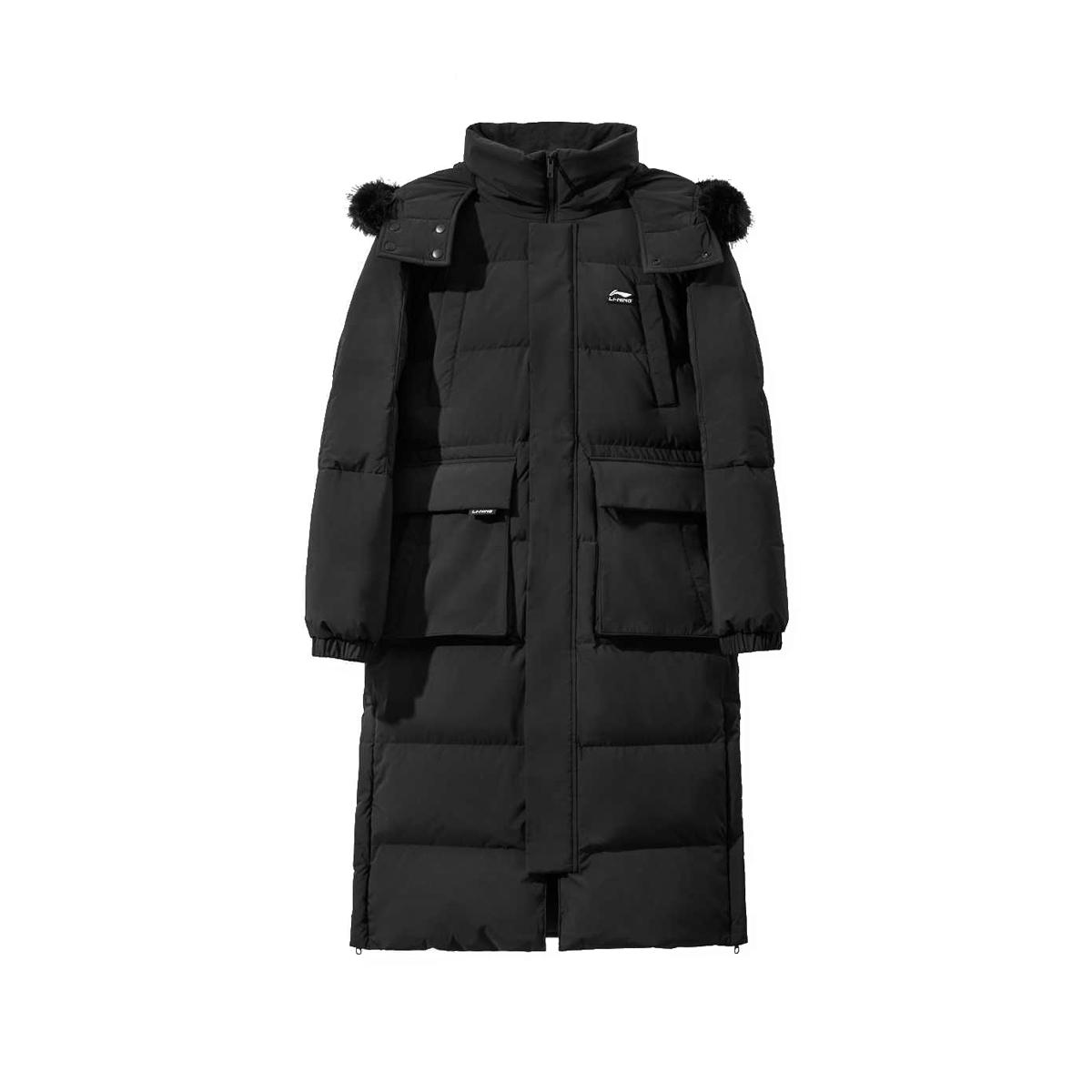 Li Ning Sports Trendy Collection Down Jacket Unisex Black AYMU177-1 XL