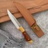 2025  New Design Handmade Forged Stainless Steel Meat Knife Steak Knife, Household Fruit Meat Cutting Knife, Hand Meat Picking Knife