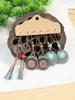 Ethnic Style Antique Alloy Earring Retro Hollow Earrings Bohemian Tassel Leaf Heart Shaped Pendant Accessories