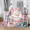 40th Birthday Celebration Quotes Blanket Warmthful Decor Great for Picnics Bed Office All-Season Use Warmthful Decor