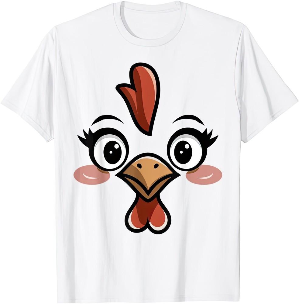 Chicken Face Funny Joke Humor Gift T Shirt