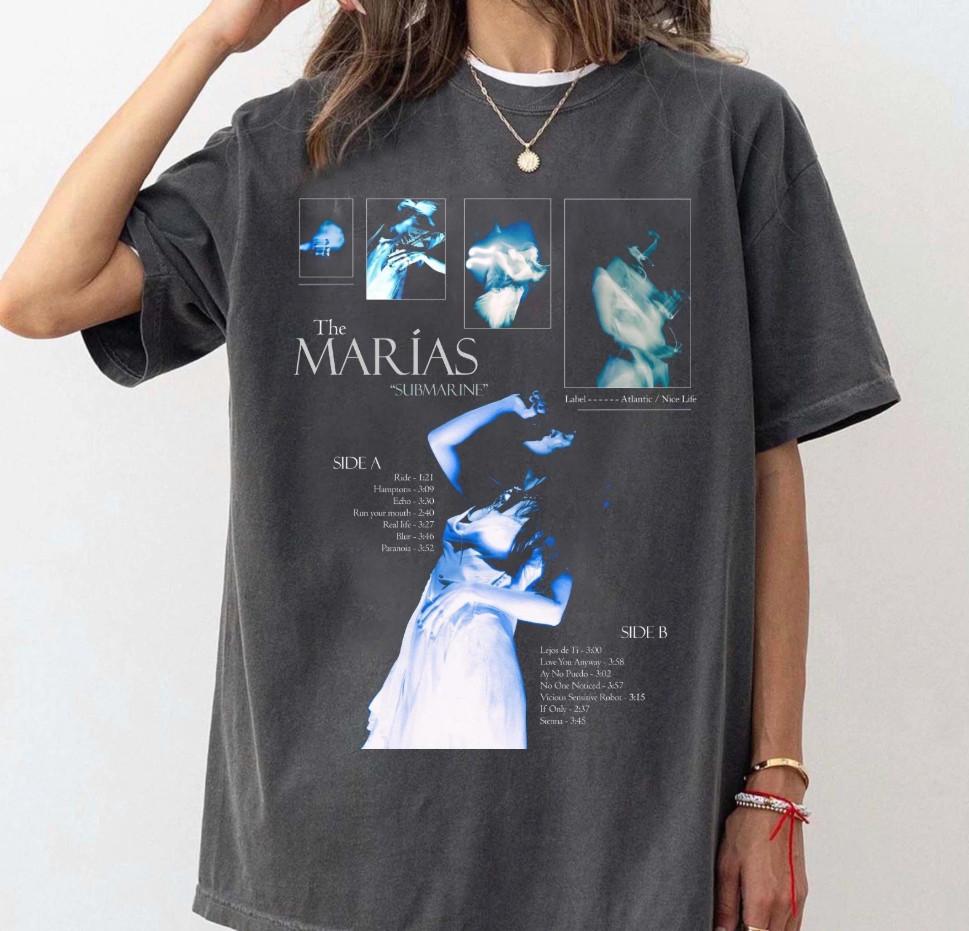 HOT NEWW !!! The Marias Tour 2026 the Marias Poster T-Shirt Tee L