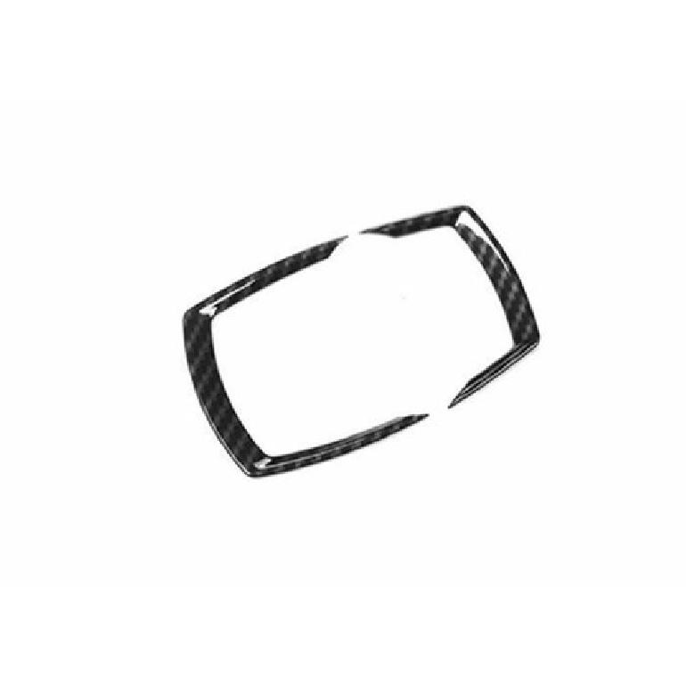 Multimedia Panel Trim Car Middle Console 13- For BMW 3 4 Series Carbon Fiber