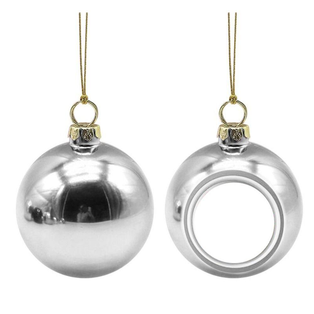 Plastic Photo Christmas Ball Blank Christmas Tree Decoration  Christmas