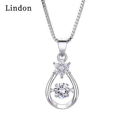 Lindon Women Necklace Pendant Copper Alloy Zircon Fashion Gift