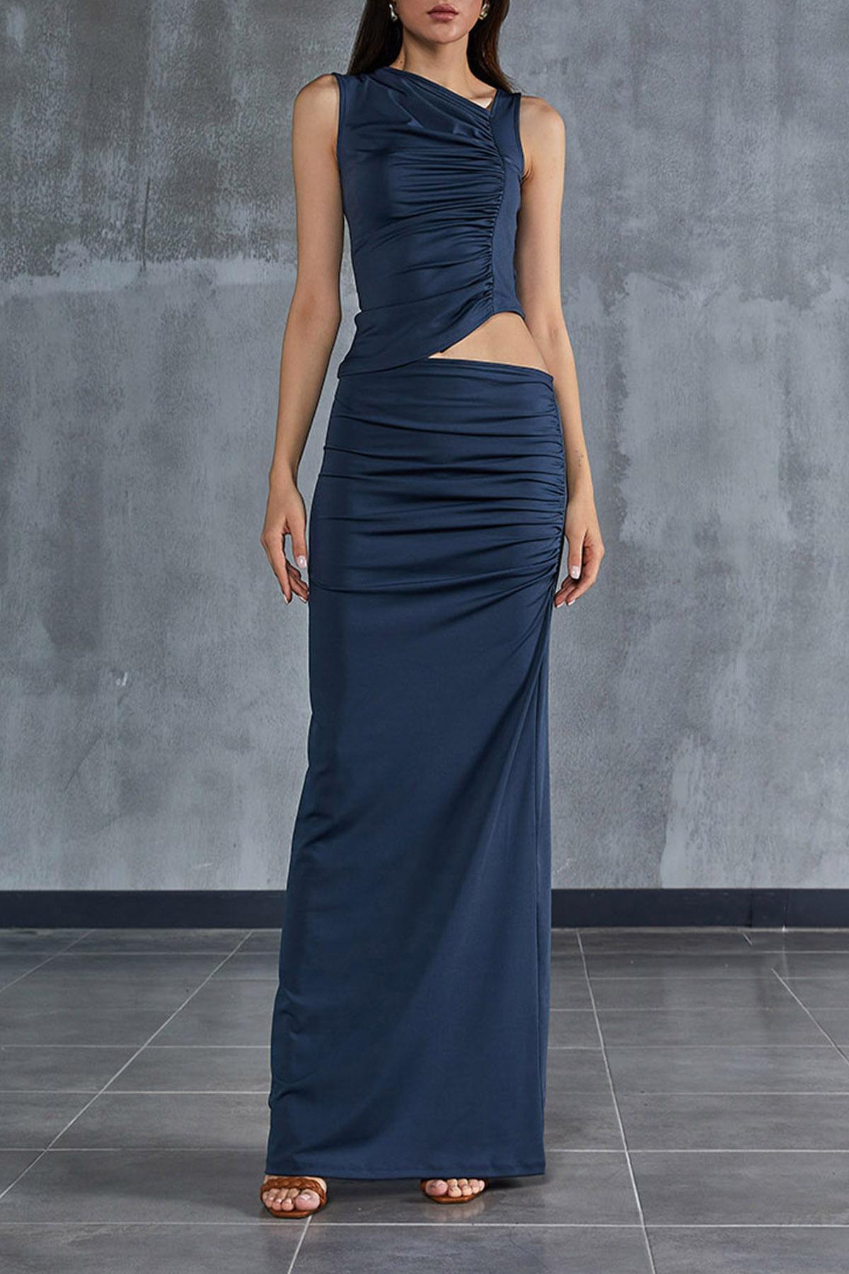 

Женская юбка, модная нового сезона, дымчатая трикотажная юбка