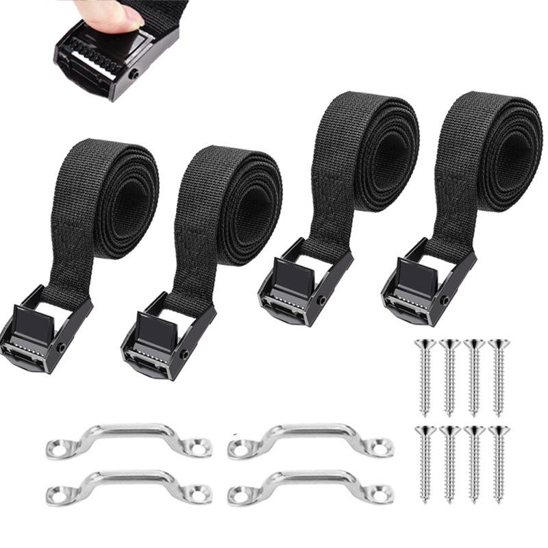"Stainless Steel 304 Adjustable Tension Buckle and Binding Plate for Marine Yacht Accessories."