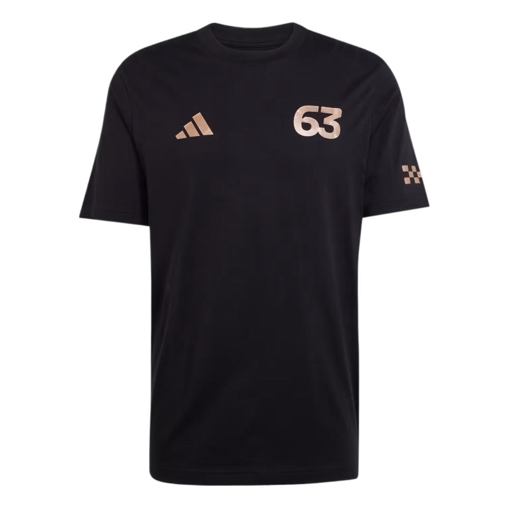 

Adidas Mercedes - AMG Malaysia National Petroleum Corporation George Russell 63 Number Simple Comfortable Skin-Friendly Round Neck T-Shirt KG3650