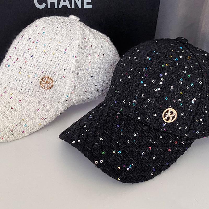 Hat Women's Summer Trend Cap Casual Sequins Spring Baseball Cap Sun Hat