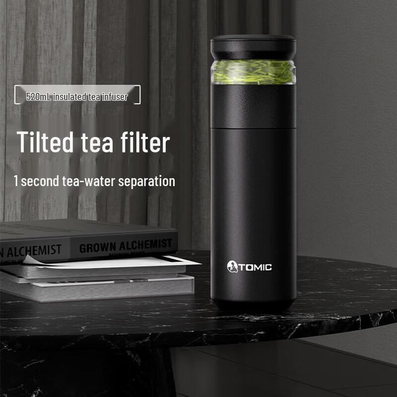 TOMIC TW60189T 520ml Tea Infuser Thermos Bottle
