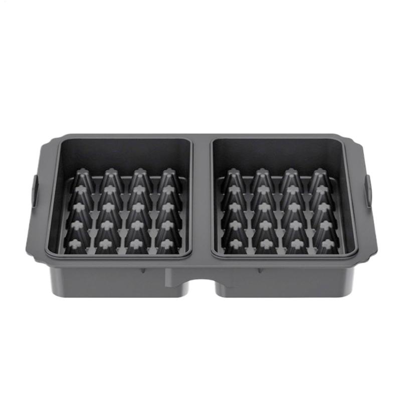 Air Fryers Compatible Waffle Pan Silicone Bakeware with Small Handle Oven Safe Waffle Molds Suitable for Easy Removal