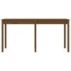 Garden Table Honey Brown 159.5 x 82.5 x 76 cm Solid Pine Wood