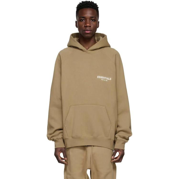 Fear of God Essentials Fleece Hoodie SS22 Unisex Hoodie Oak-Brown FOG-SS22-855